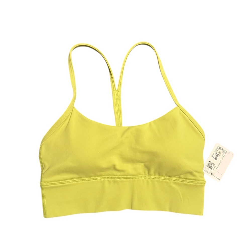Wasabi Green Lululemon flow Y bra